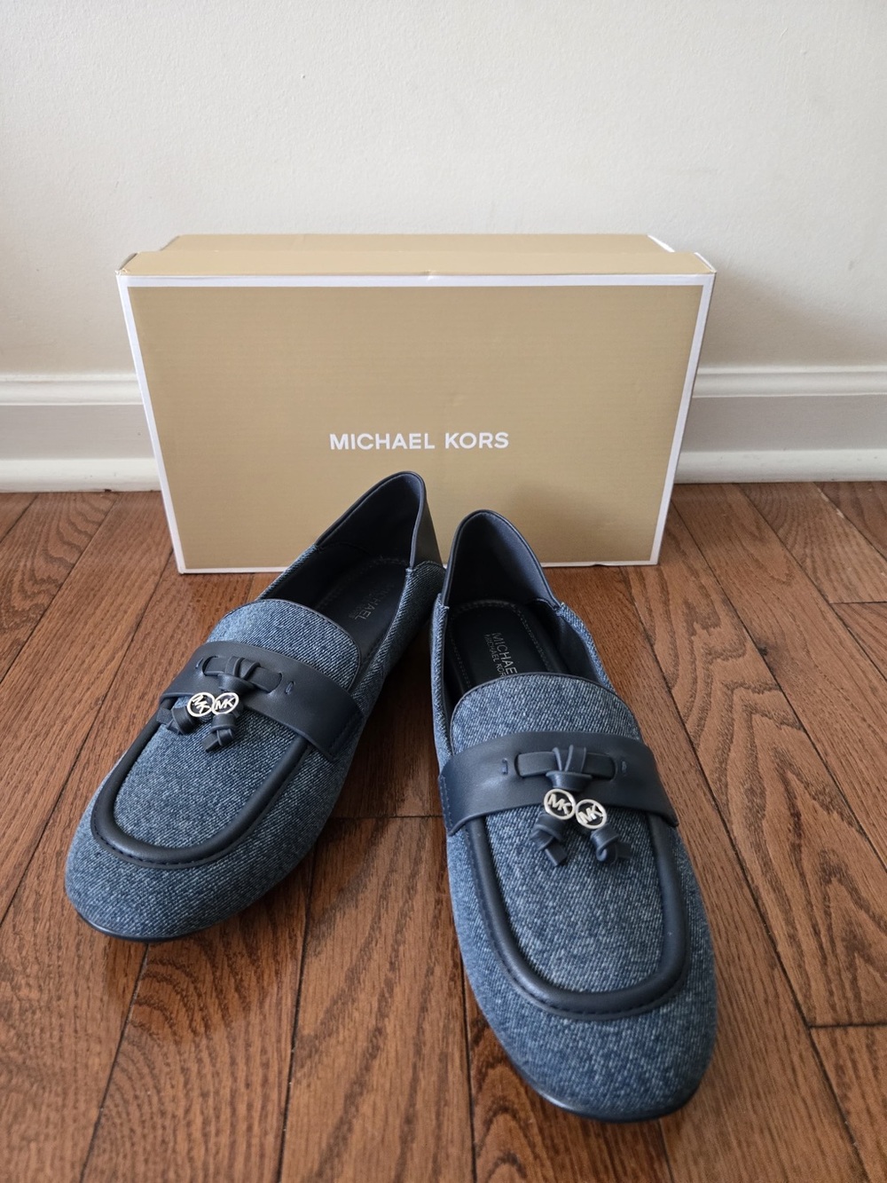 Michael Kors Shoes Womens denim moccasin Size US 8